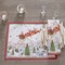 Threadmade Home Santa's Snowy Sleighride Napkins, Set of 4, Multicolor - 17"W x 17"L
